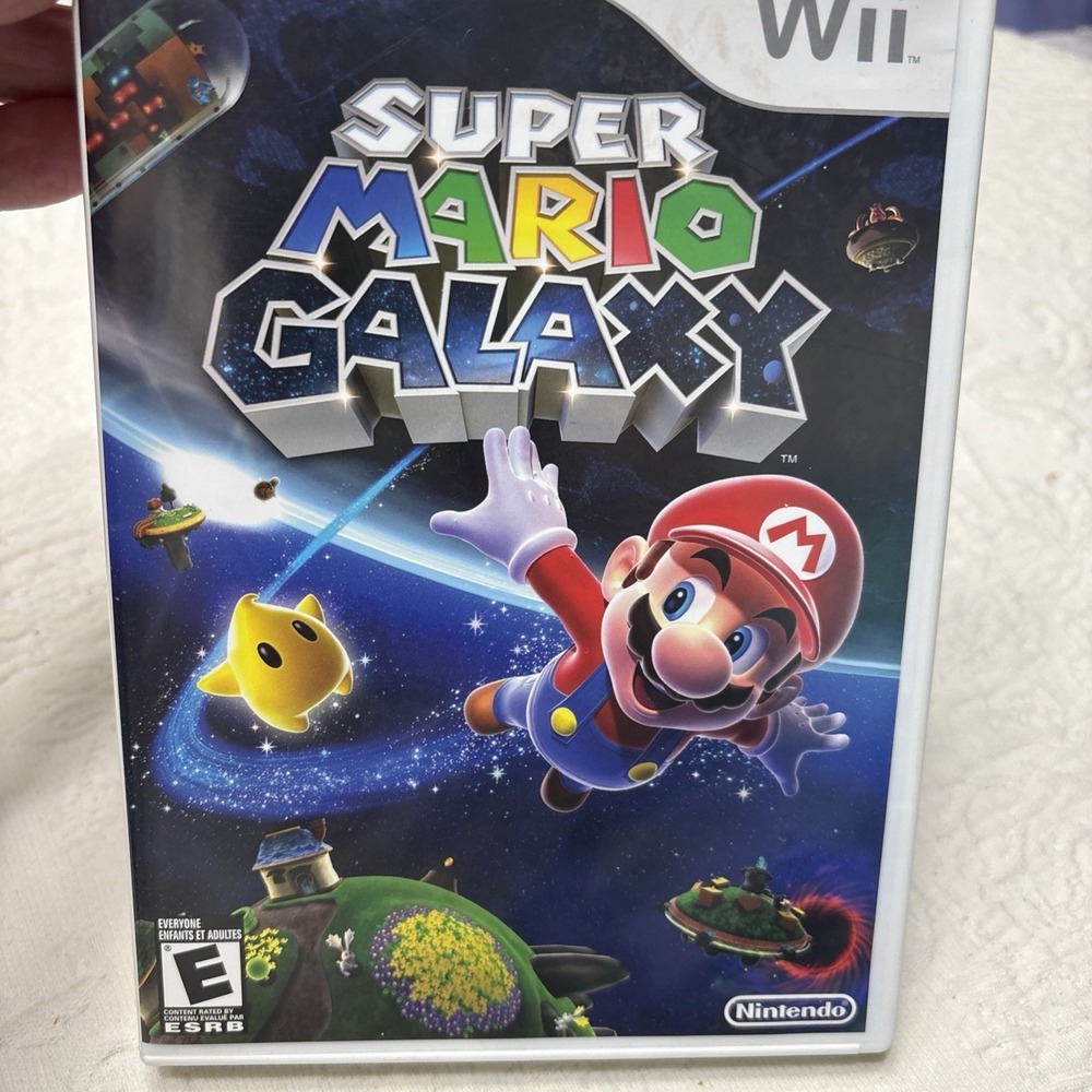 Nintendo Super Mario Galaxy Wii 2007 Action & Adventure CIB tested